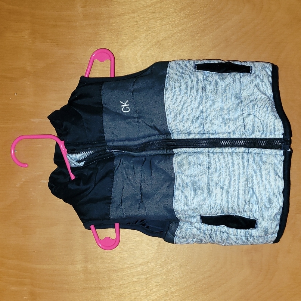 Toddler Calvin Klein  navy and grey vest size 12 month